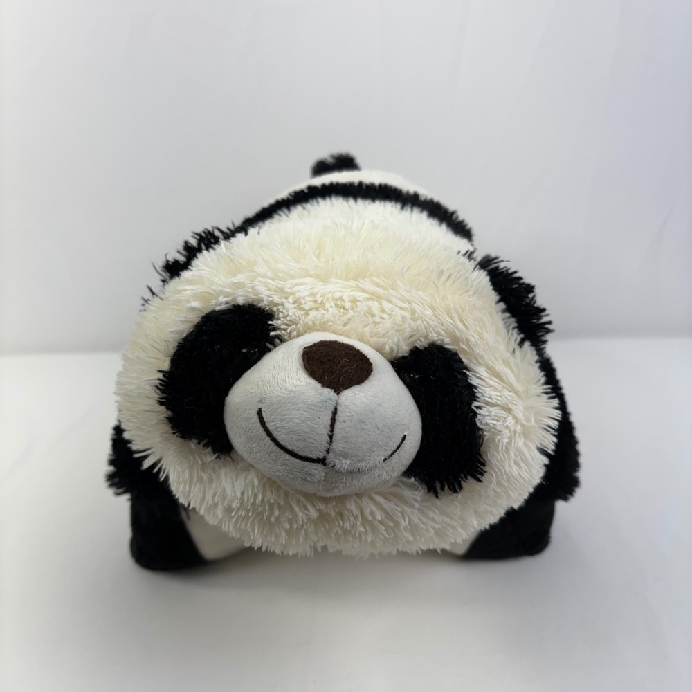Pillow Pets Comfy‎ Panda Bear Plush Stuffed Animal Folding Pillow Large